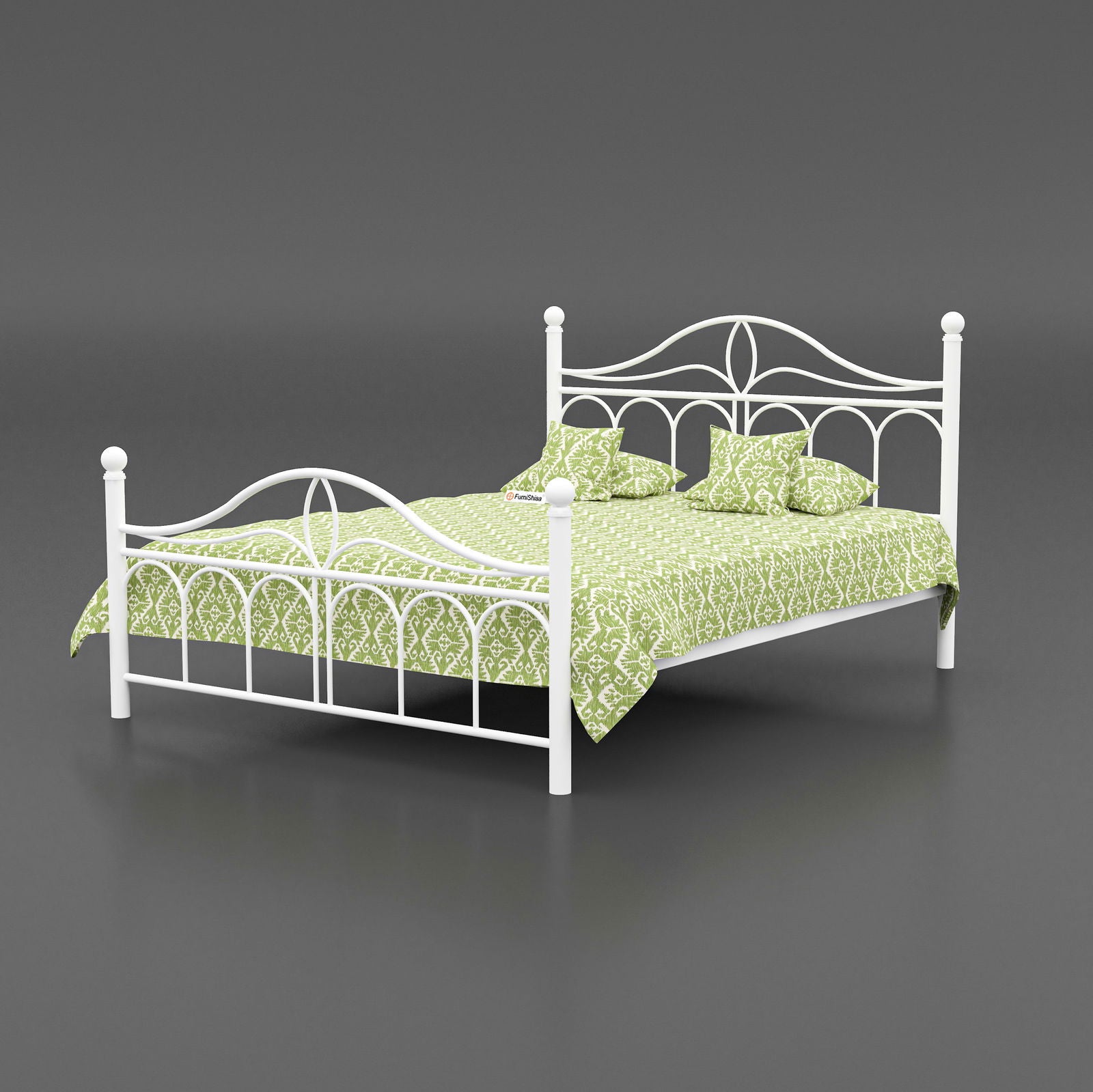 MetalCraft Elegant Design Iron Bed - Furnishiaa -  -